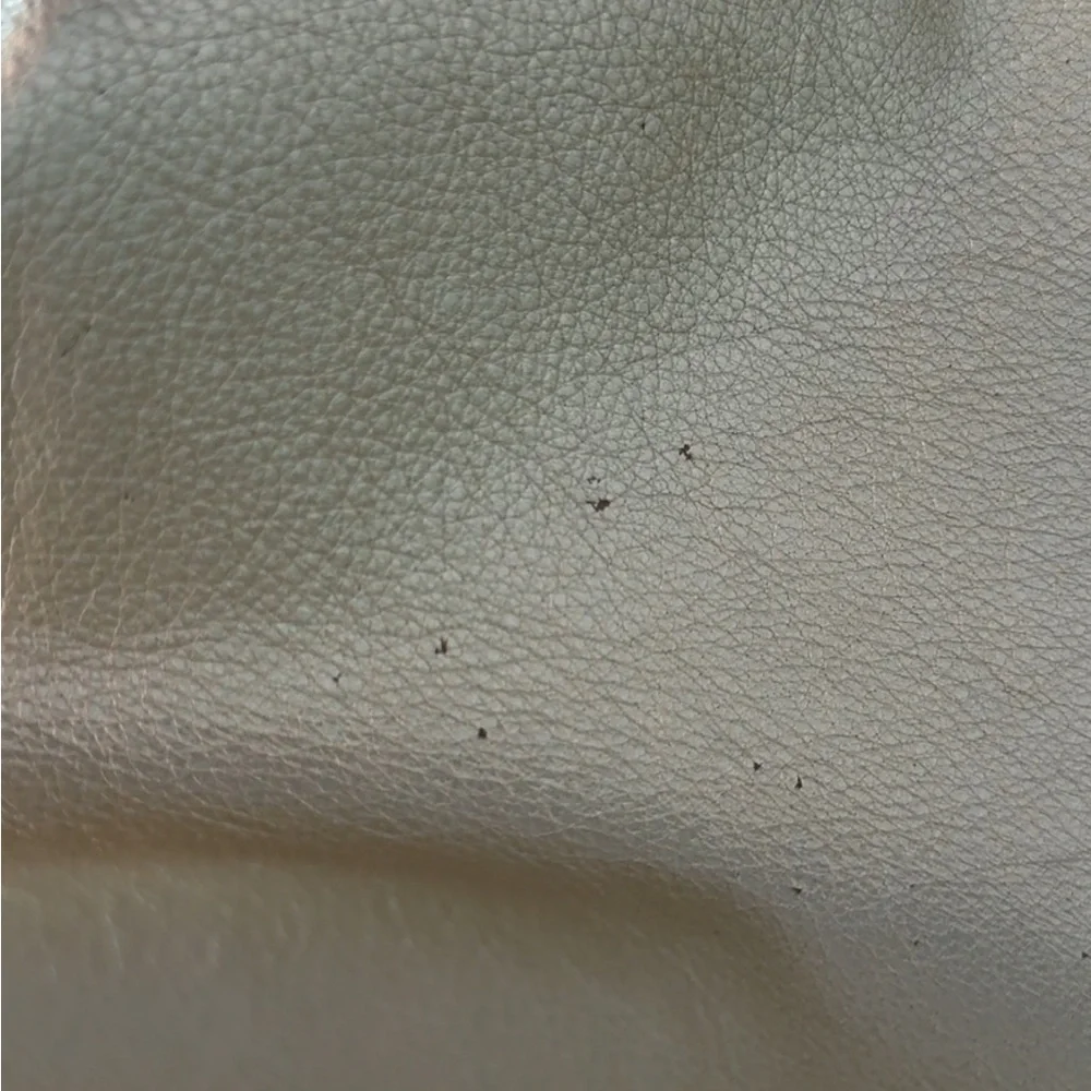 Metallic Pearl Shoulder Hobo with Tan Strap - Picture 11 of 16